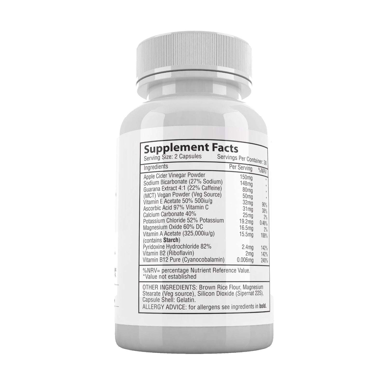 Fitsmart Fat Burner - 60 Capsules - 1 Month Supply
