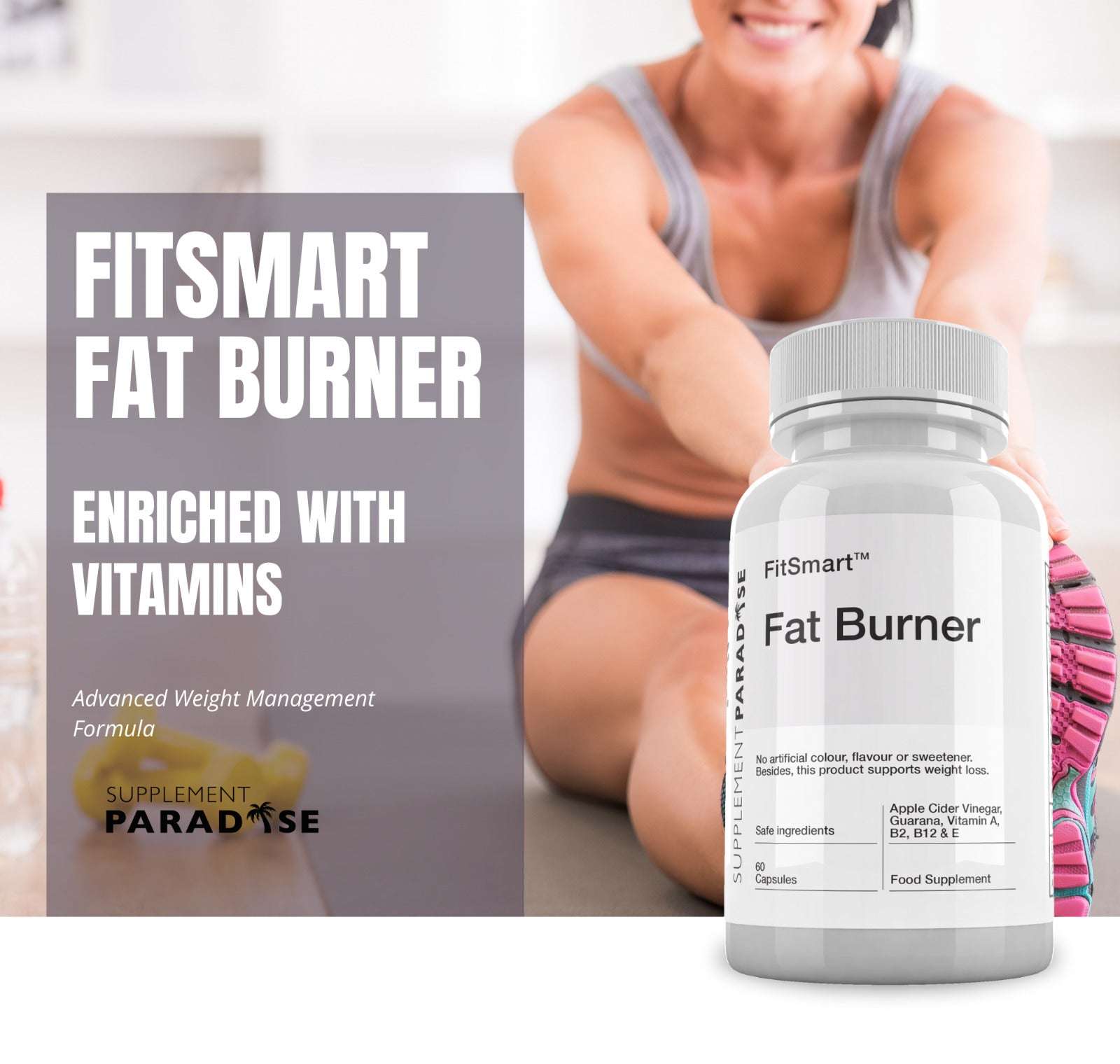 Fitsmart Fat Burner - 60 Capsules - 1 Month Supply
